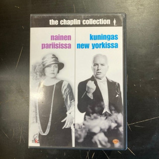 Nainen Pariisissa / Kuningas New Yorkissa 2DVD (M-/M-) -draama-